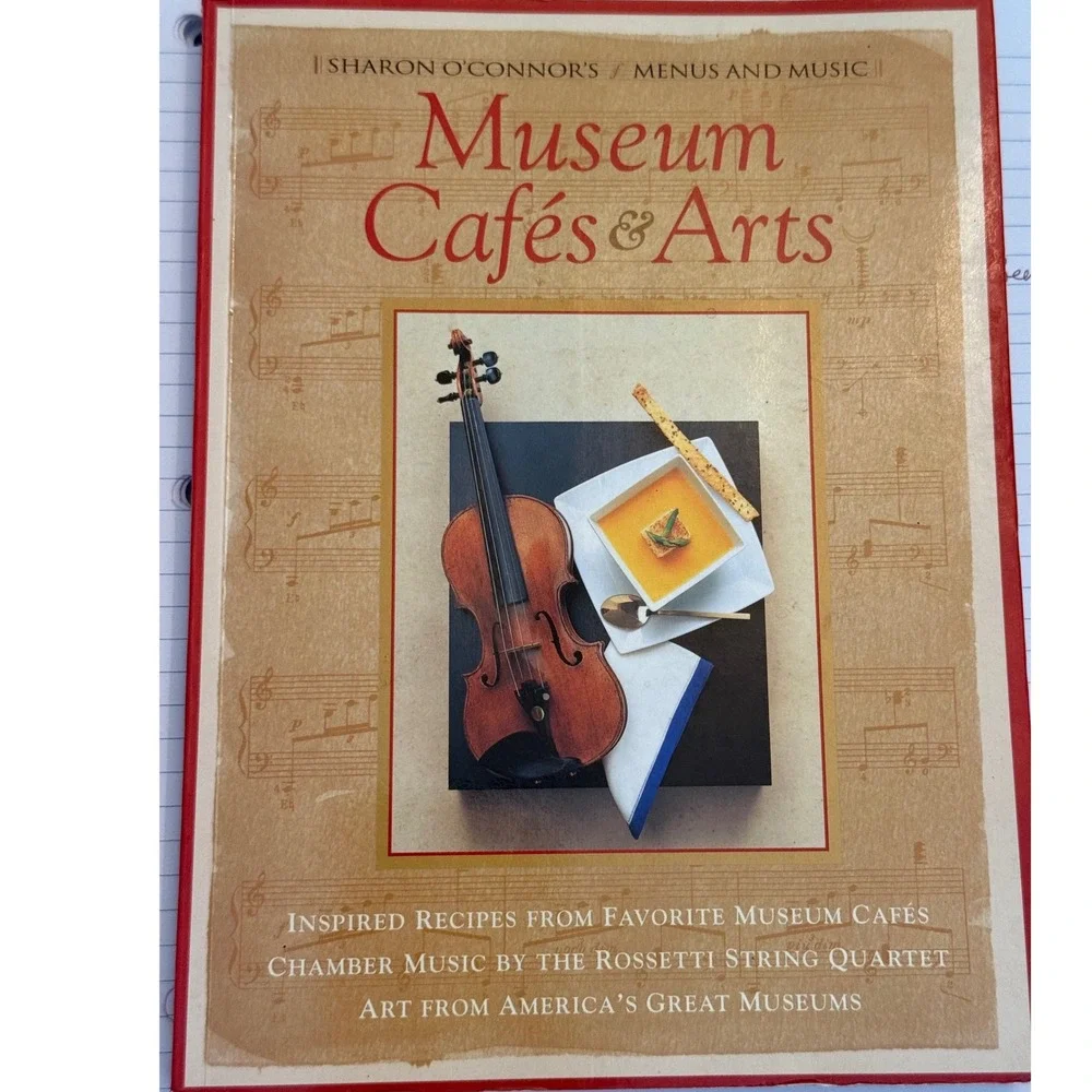 Museum Cafes & Arts‎ Cookbook Sharon O'Connor Recipes Music Art
